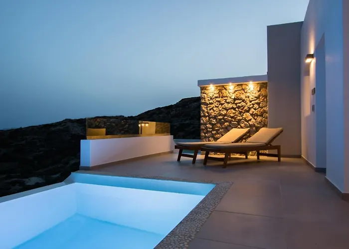 Theros Luxury Villas Апарт-отель Damatria