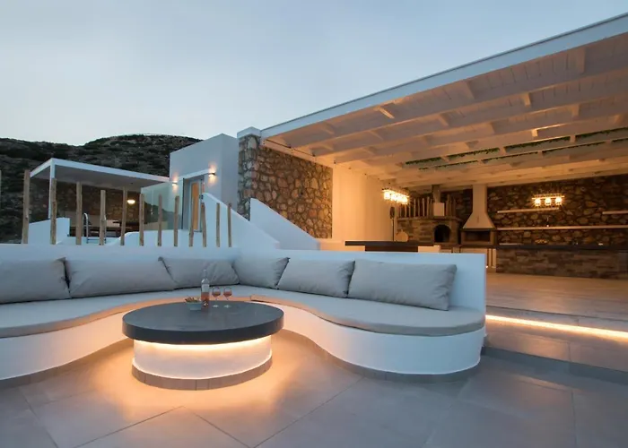 Theros Luxury Villas Апарт-отель Damatria